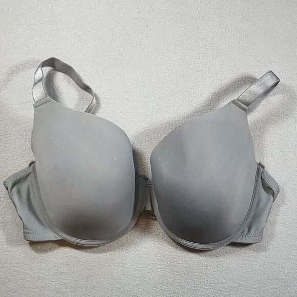 Secret Treasures Bra‎ 42D Gray Grey Light Lined T-Shirt Underwire - Picture 1 of 4